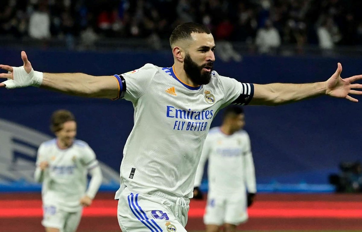 Benzema giúp Real chiến thắng. (Nguồn: Getty Images)