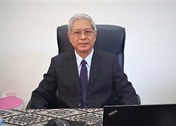 Saykhong Saynasine, Director of the tertiary education department at the Lao Ministry of Education and Sports and Vice Chairman and Secretary General of the Laos - Vietnam Friendship Association (Photo courtesy of the official)