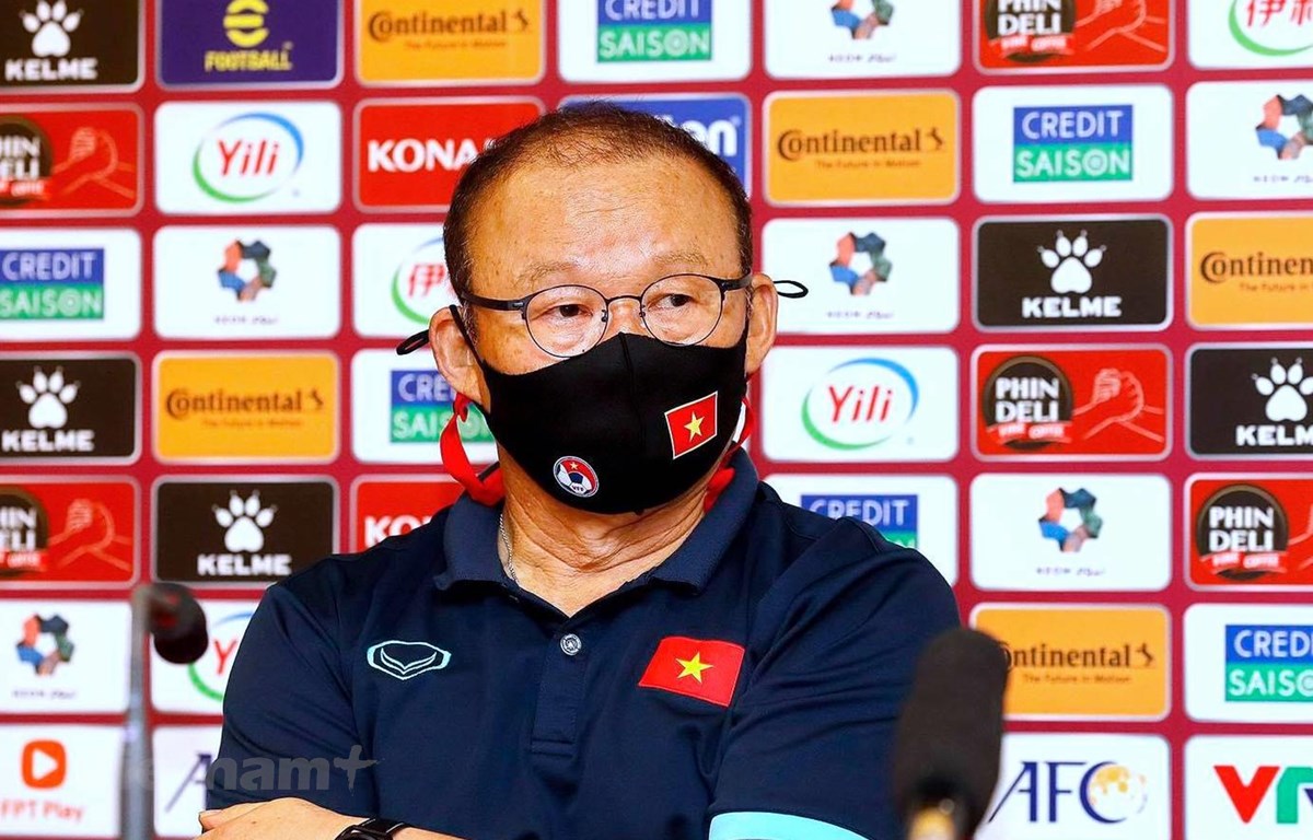 Huấn luyện viên Park Hang-seo không lo ngại chuyện Việt Nam phải gặp Thái Lan. (Ảnh: VFF)