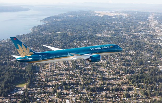 Vietnam Airlines has proposed resuming regular flights to Europe and Australia from January 1, 2022. (Photo: VNA)