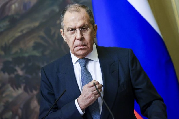 Ngoại trưởng Nga Sergei Lavrov. (Nguồn: AP)