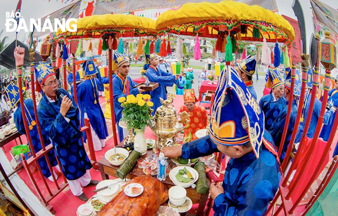 Quang cảnh lễ hội cầu ngư quận Thanh Khê. (Ảnh chụp năm 2015) Ảnh: Huỳnh Bá Truyền
