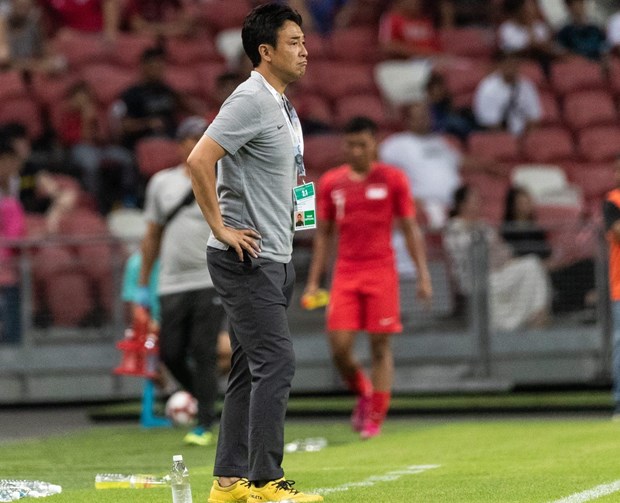 Huấn luyện viên Tatsuma Yoshida. (Nguồn: AFP)