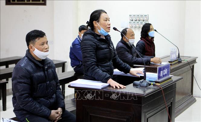 Bị cáo Phạm Thị Quyết tại phiên tòa. Ảnh: Thế Duyệt/TTXVN
