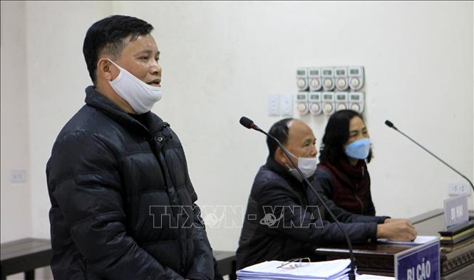 Bị cáo Nguyễn Văn Lẫm tại phiên tòa. Ảnh: Thế Duyệt/TTXVN