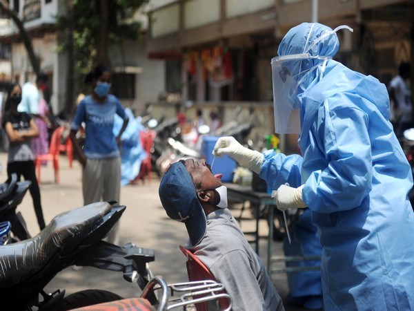 Taking samples for COVID-19 testing in Myanmar. (Source: Aninews)