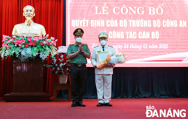 Thượng tá Nguyễn Văn Tăng được bổ nhiệm làm Phó Giám đốc Công an thành phố