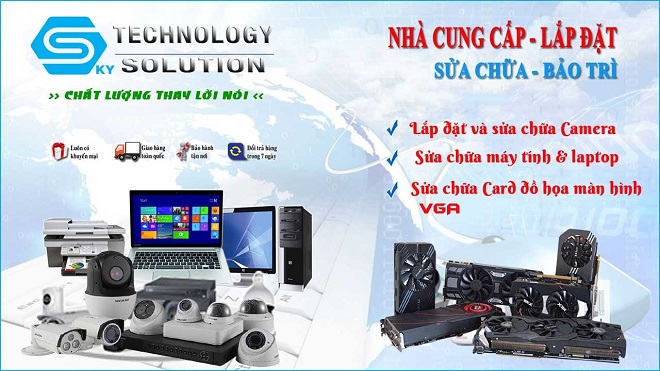 SkyTech - Dịch vụ sửa chữa camera an ninh và máy tính hàng đầu Đà Nẵng