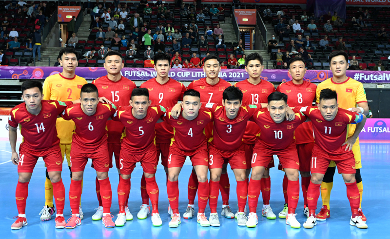 Đội tuyển Futsal Việt Nam được đề cử giải thưởng Fair Play 2021. Ảnh: VFF