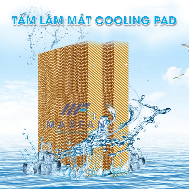 Tấm làm mát Cooling pad - Giải pháp tối ưu làm mát công nghiệp.