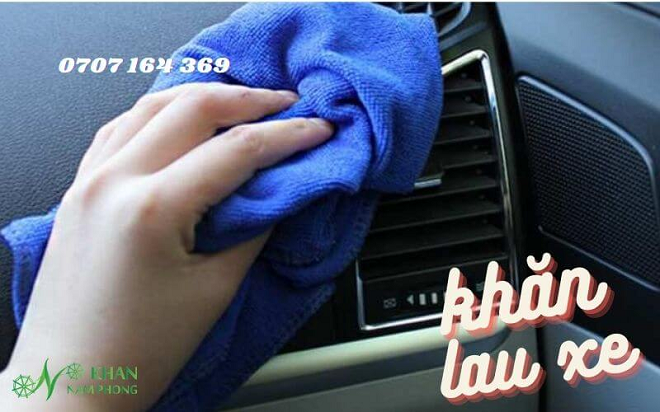 Khăn lau xe chất liệu microfiber có nhiều ưu điểm nổi bật.