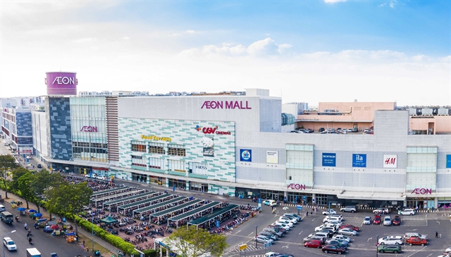 A view of AEON - Tân Phú Celadon shopping mall in HCM City. — Photo AEON Vietnam