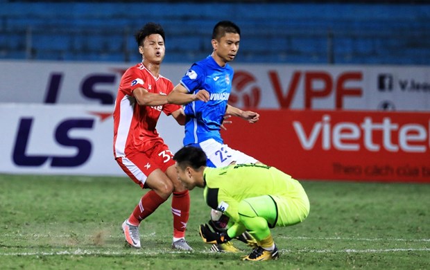 Vòng đấu sớm nhất V-League 2022 dự kiến diễn ra ngày 25 và 26/2. (Ảnh: TTXVN)