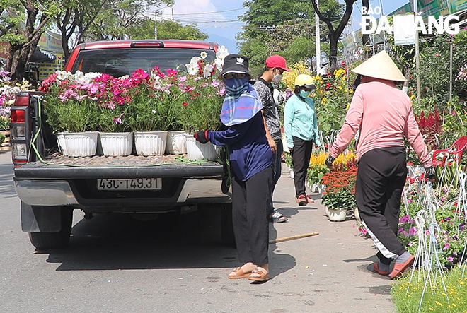 A wide range of flowers and ornamental plants are on sale to meet consumer needs for home decorations on the occasion of the upcoming traditional Lunar New Year (Tet) 2022 Festival.