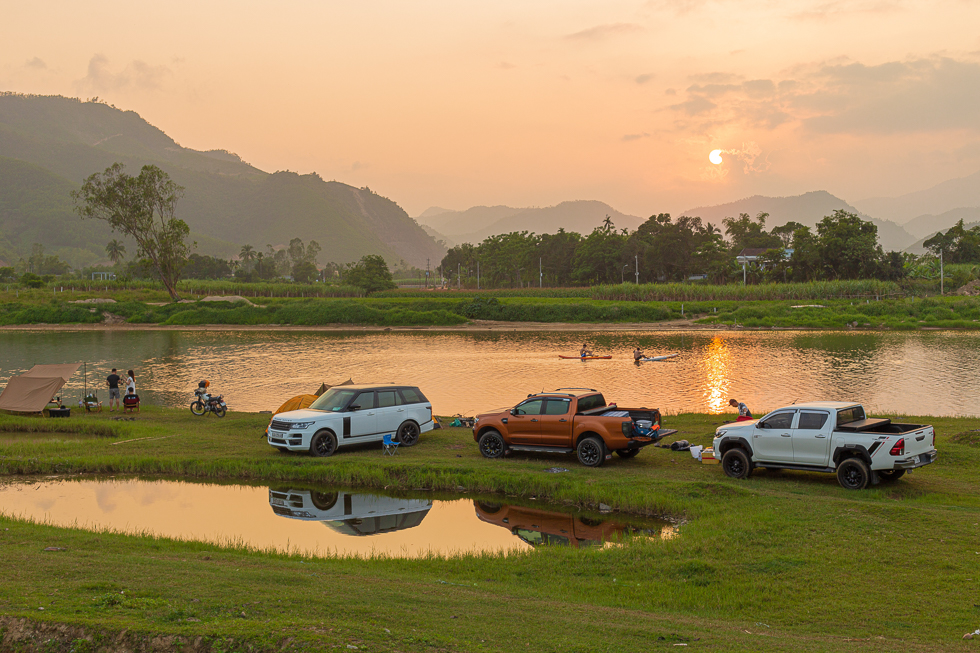 The beauty of Hoa Bac Commune in the afternoon . Photo: Tran Ngoc Tuan