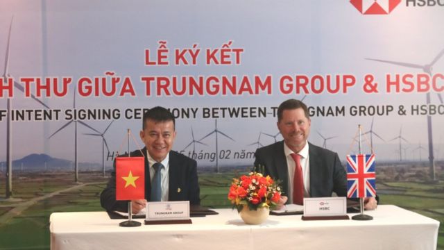 HSBC Việt Nam và Trung Nam Group hợp tác phát triển năng lượng tái tạo