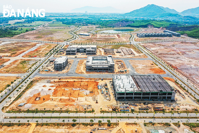 Infrastructure of Hoa Vang District-based Da Nang Information Technology Park. Photo: NGUYEN DANG KHIEM