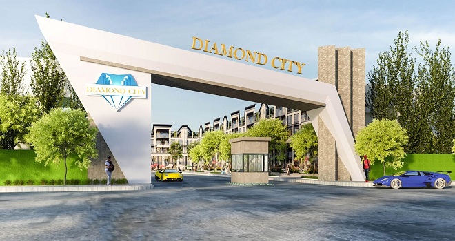 Dự án Diamond City Khu dân cư Quốc Linh.