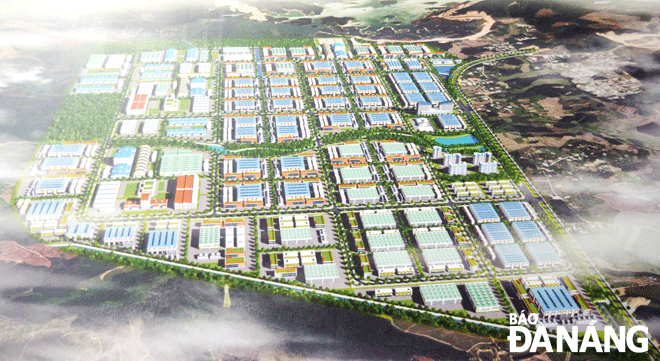 Thành phố lựa chọn nhà đầu tư vào các khu công nghiệp mới theo hướng sinh thái, thông minh. TRONG ẢNH: Phối cảnh phương án đầu tư Khu công nghiệp Hòa Ninh (huyện Hòa Vang). Ảnh: HOÀNG HIỆP
