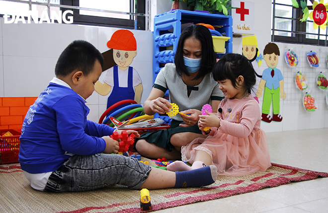 Picture is taken at Hoang Yen Kindergarten. Photo: XUAN DUNG