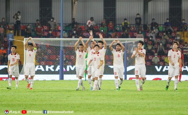 The U23 footballers of Vietnam (Photo: Vietnam Football Federation)