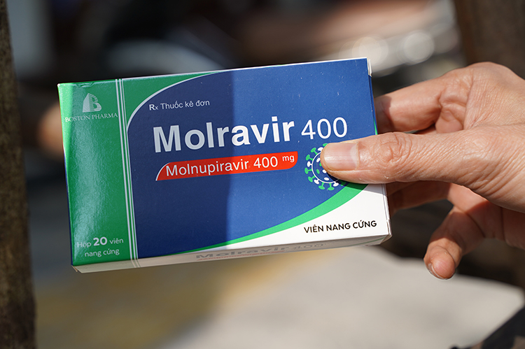 Thuốc Molnupiravir. Ảnh: Lê Phú/Báo Tin tức