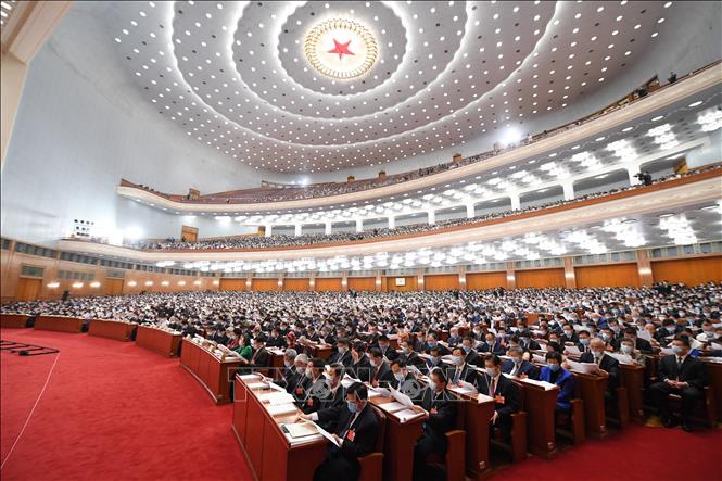 Toàn cảnh một phiên họp Đại hội Đại biểu Nhân dân toàn quốc Trung Quốc (Quốc hội). Ảnh tư liệu: THX/TTXVN
