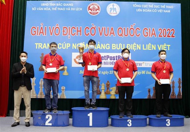 Giải vô địch cờ vua quốc gia 2022 tại Bắc Giang không có nhiều bất ngờ