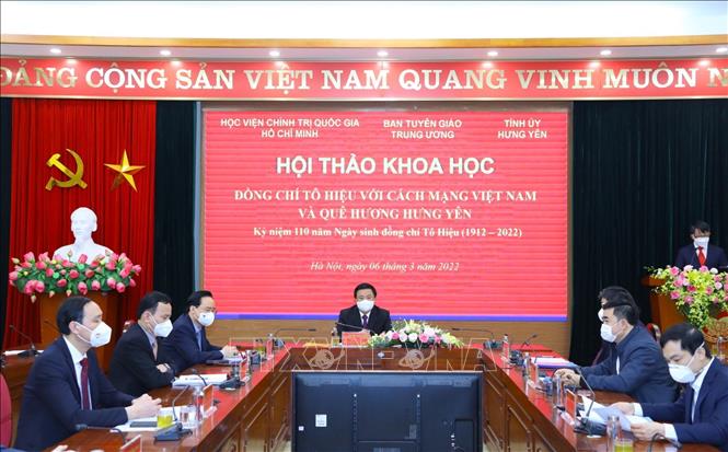 Hội thảo khoa học 'Đồng chí Tô Hiệu với cách mạng Việt Nam và quê hương Hưng Yên'
