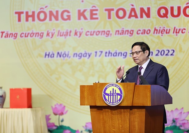 Thủ tướng Phạm Minh Chính: Thống kê là tai, là mắt của Đảng, Nhà nước