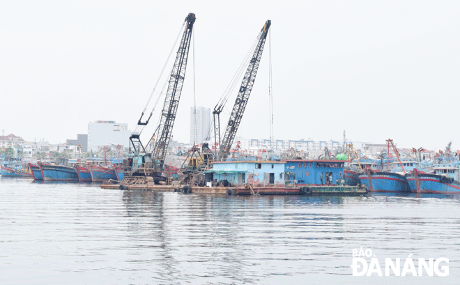 Bảo đảm môi trường trong quá trình nạo vét âu thuyền Thọ Quang