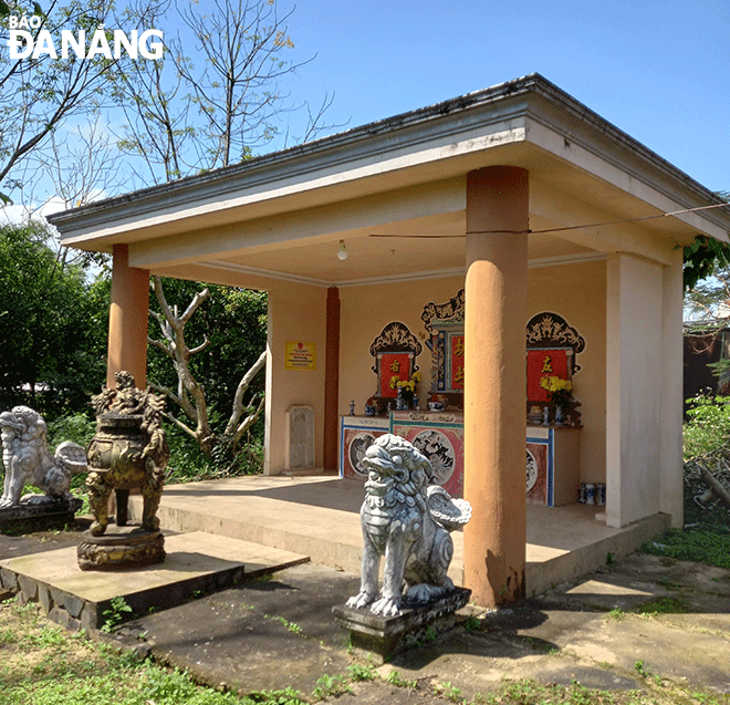 Miếu Thành Hoàng ở xã Điện Trung, thị xã Điện Bàn, là di tích lịch sử, văn hóa cấp tỉnh. Ảnh: THÁI MỸ