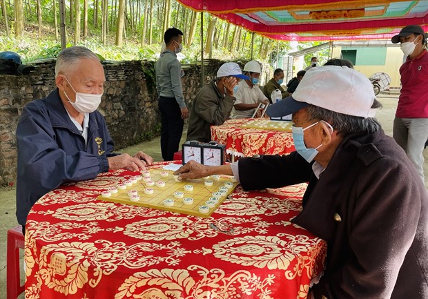 Giải cờ tướng dành cho người cao tuổi. (Nguồn: baoquangnam.vn)