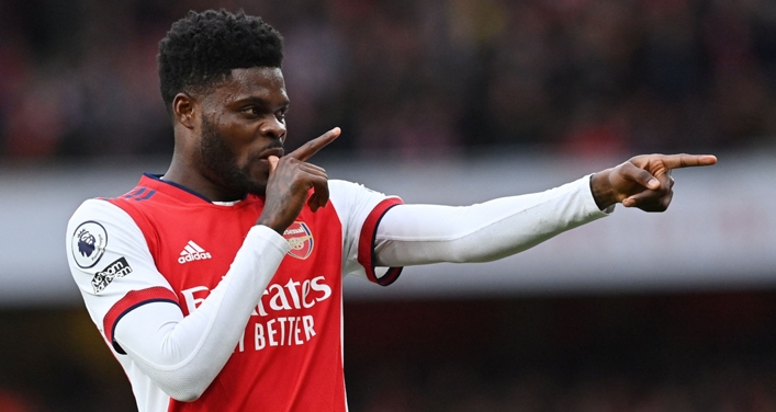 Thomas Partey giúp Arsenal trở lại tốp 4. (Nguồn: Getty Images)