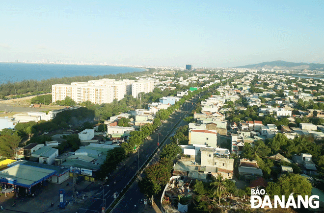 A corner of the coastal urban area in Lien Chieu District. Photo: PV