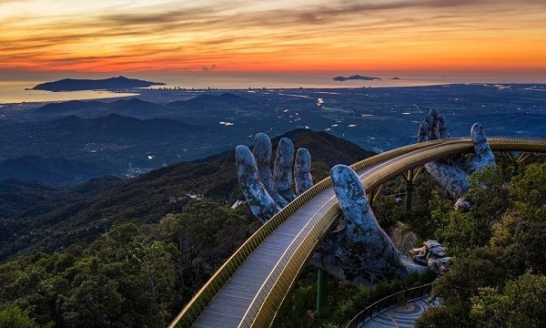 Golden Bridge in Da Nang city (Photo: danang.gov.vn)