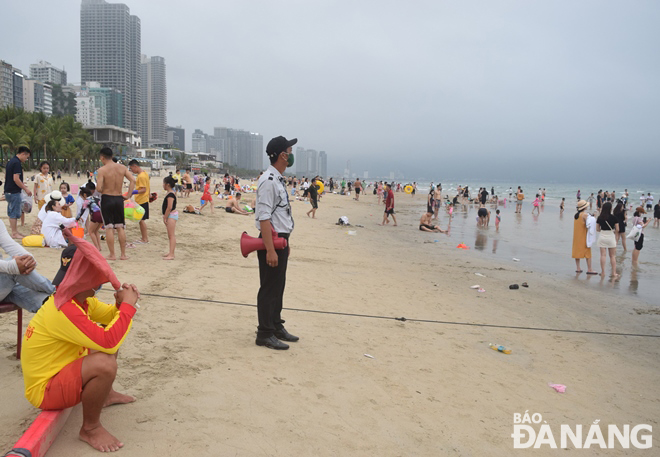 Functional forces were on duty on beaches to ensure the ultimate safety of swimmers