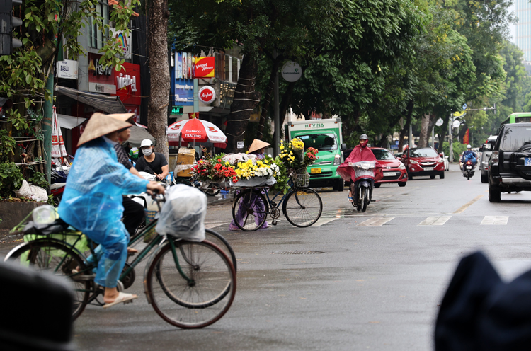 Bắc Bộ có mưa rào và dông.