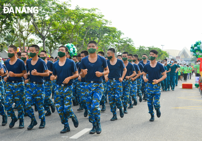 The 1km run race was Tien Son Sports Arena- Phan Dang Luu - Nai Nam 2 - Doan Khue - Nai Nam 3 - Tien Son Sports Arena.