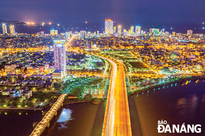 A sparkling corner of Da Nang today. Photo: LE HUY TUAN