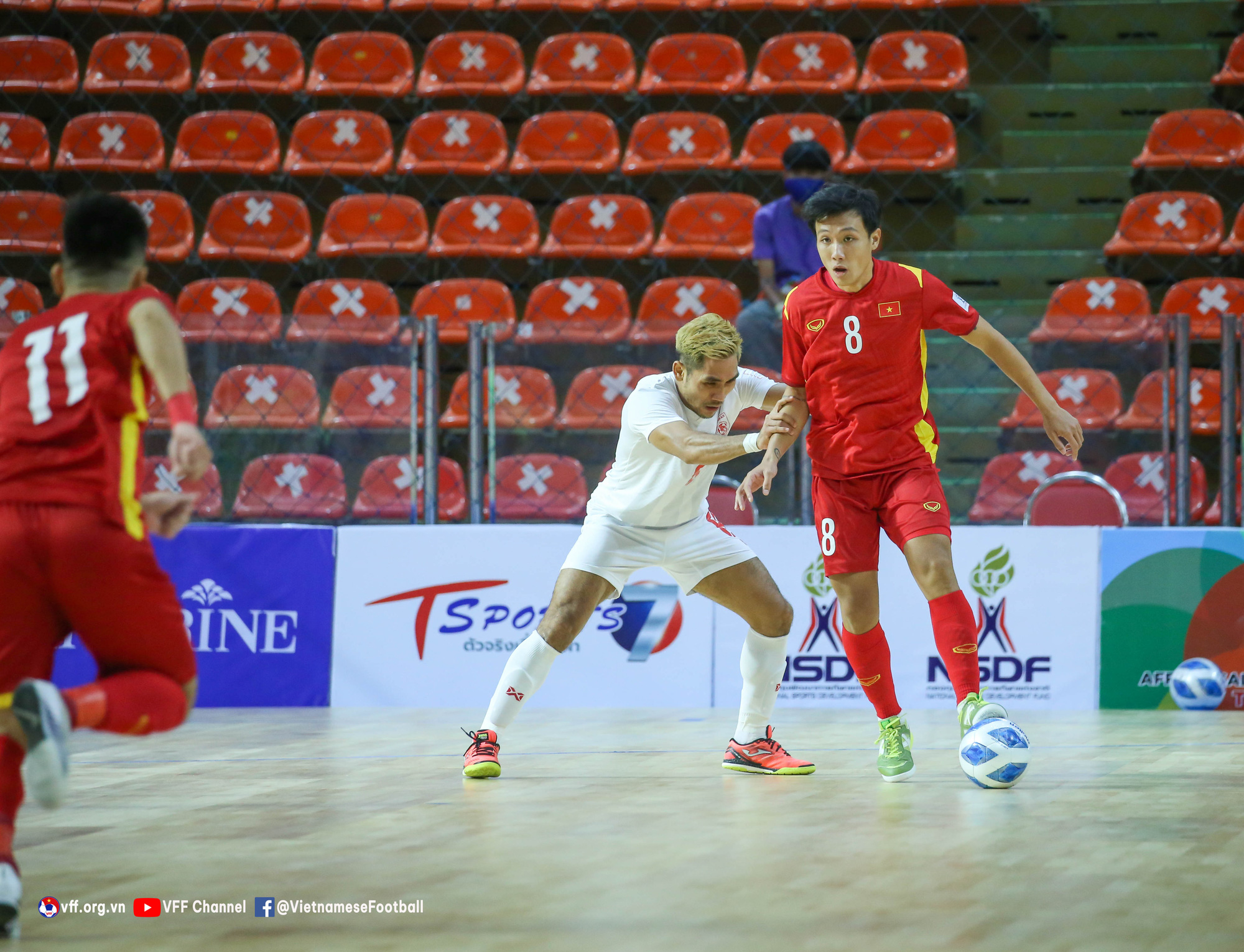Giải vô địch futsal Đông Nam Á 2022: Việt Nam hòa Myanmar 1-1 trong ngày ra quân