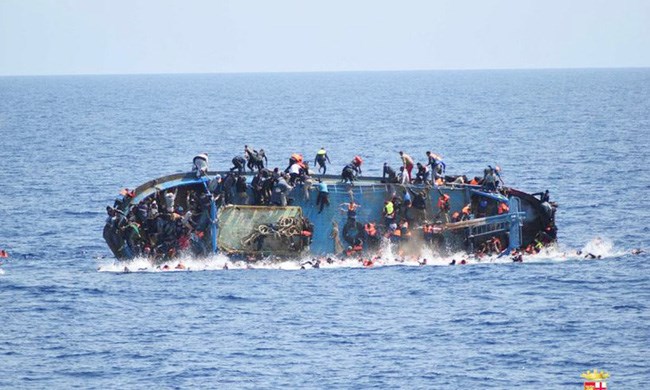 Gần 100 người thiệt mạng do lật thuyền ở Địa Trung Hải