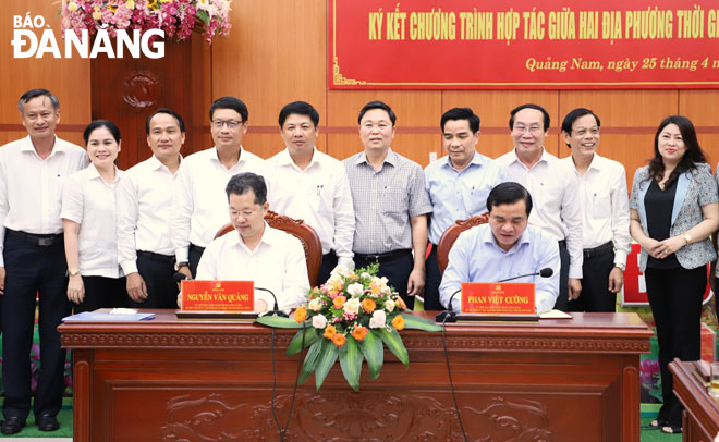 Quảng Nam - Đà Nẵng hợp tác  cùng phát triển