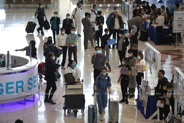 International visitors no longer need pre-travel COVID-19 tests before arriving in Thailand. (Photo: VNA)