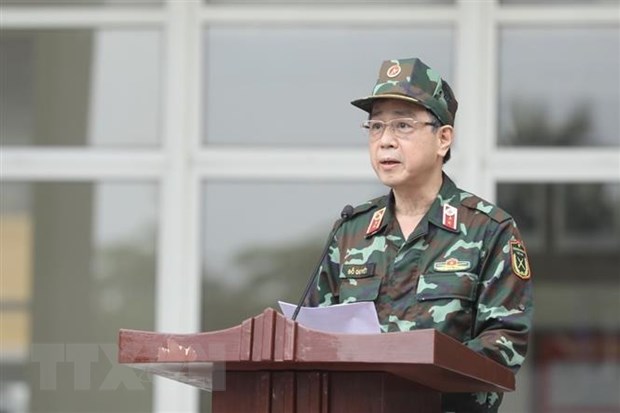 Trung tướng Đỗ Quyết, Giám đốc Học viện Quân y. (Ảnh: Minh Quyết/TTXVN)