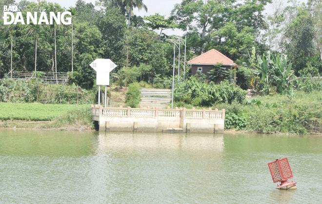 The Thai Lai tourist wharf in Hoa Nhon Commune, Hoa Vang District has not yet received tourist boats over the past four years. Photo: HOANG HIEP