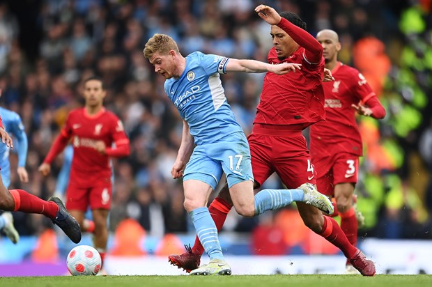 Man City và Liverpool chia điểm. (Nguồn: Getty Images)