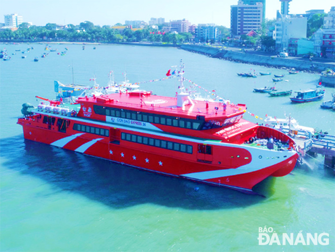 Vì lý do khai thác, tạm dừng hoạt động tàu cao tốc  Đà Nẵng – Lý Sơn trong 2 ngày 12, 13-4