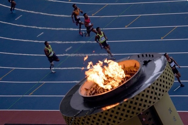 A view of the men's 400m T20 event during the 2017 ASEAN Para Games at the National Bukit Jalil Stadium in Kuala Lumpur, Malaysia. The 2021 Para Games hosted by Indonesia will move to new dates from July 30 to August 6 in Surakarta City. (Photo: AFP/VNA)