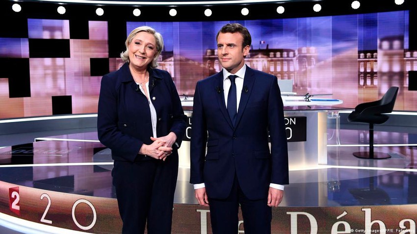 Ông Emmanuel Macron và bà Marine Le Pen. Ảnh: Reuters